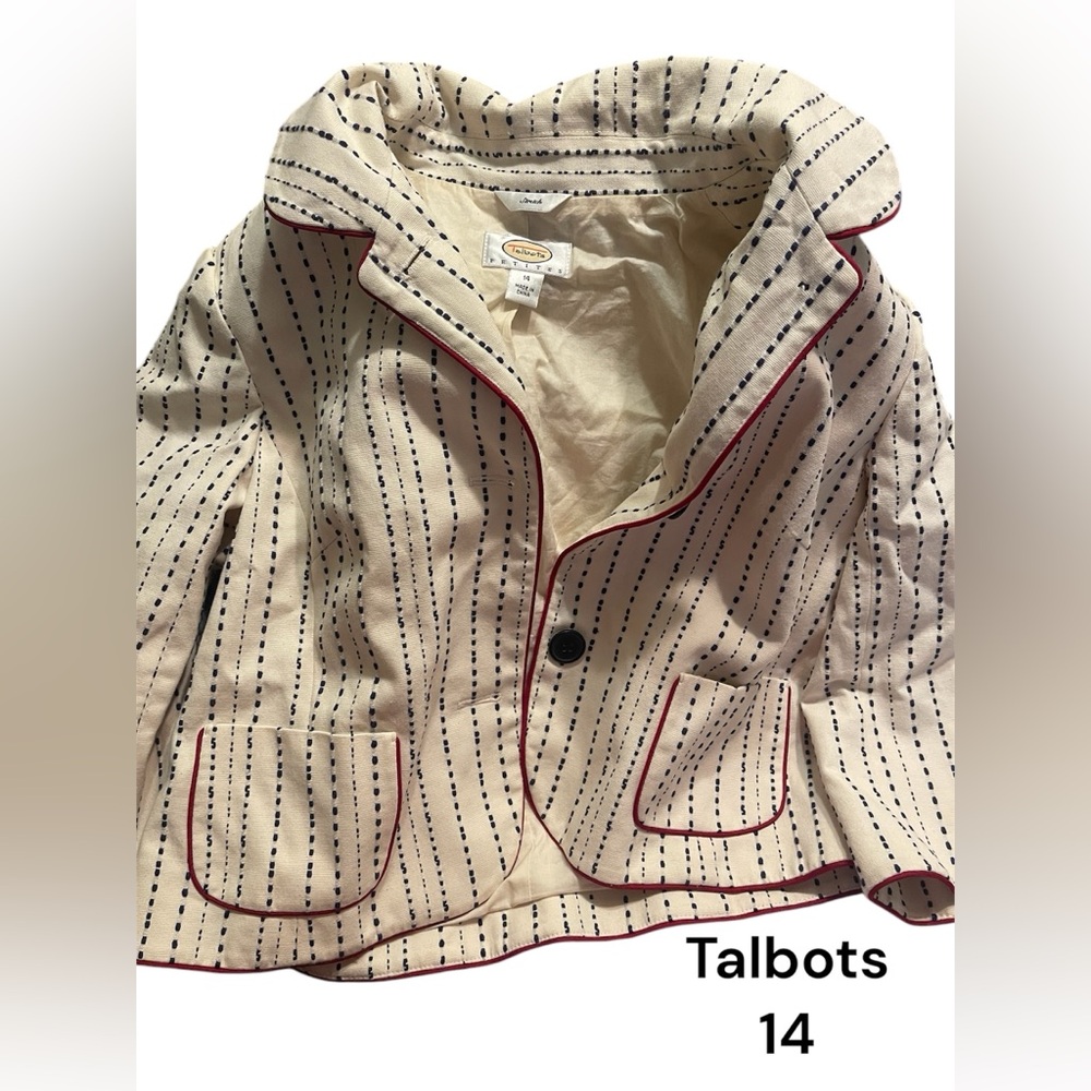 Talbots 14 blazer